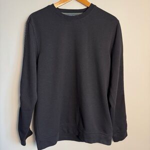 Ted Baker Mens Classic Crewneck Sweatshirt Black Size Large Jumper Preppy Casual